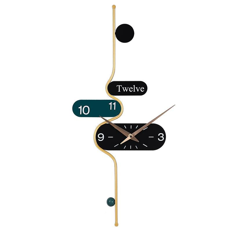 Swedish high-end handmade wall clock modern simple home wall clock high-end fashion