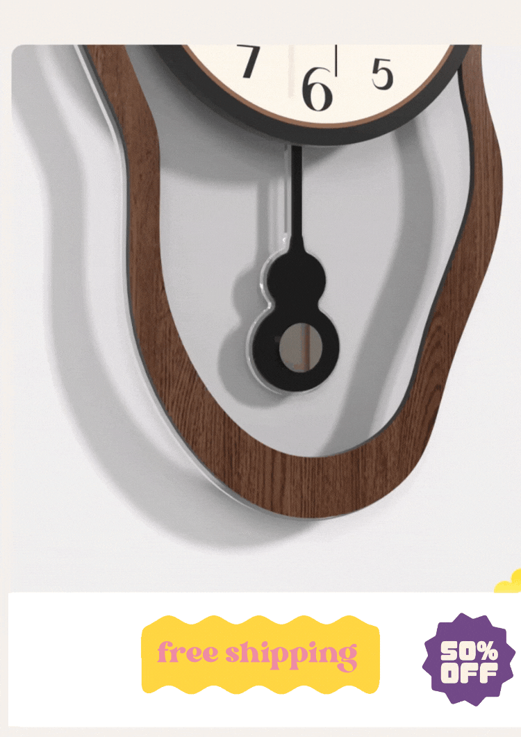 Retro clock wall clock living room simple modern creative clock wall Fancy