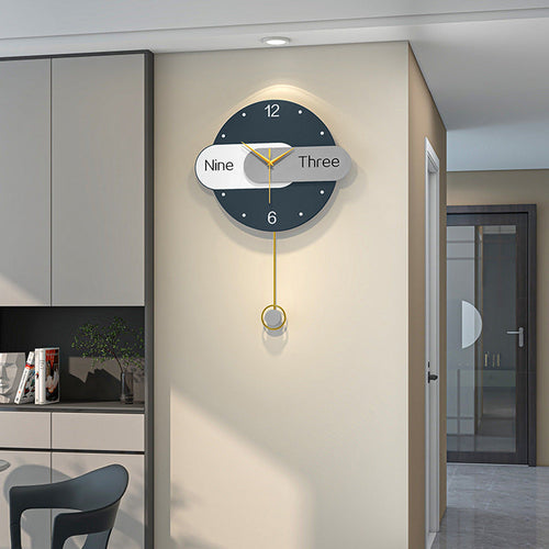 New Design Senior Wall Clock For Home Decoration, Wall Clock With Pendulum For Living Room