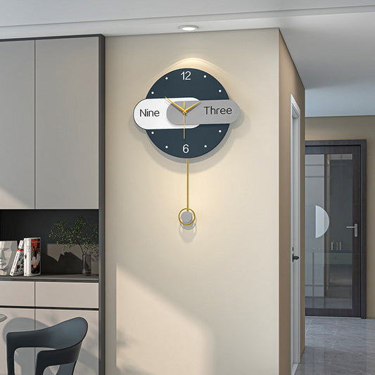New Design Senior Wall Clock For Home Decoration, Wall Clock With Pendulum For Living Room