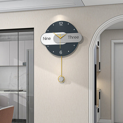 New Design Senior Wall Clock For Home Decoration, Wall Clock With Pendulum For Living Room