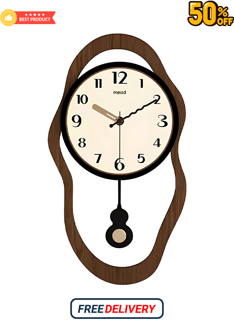 Retro clock wall clock living room simple modern creative clock wall Fancy