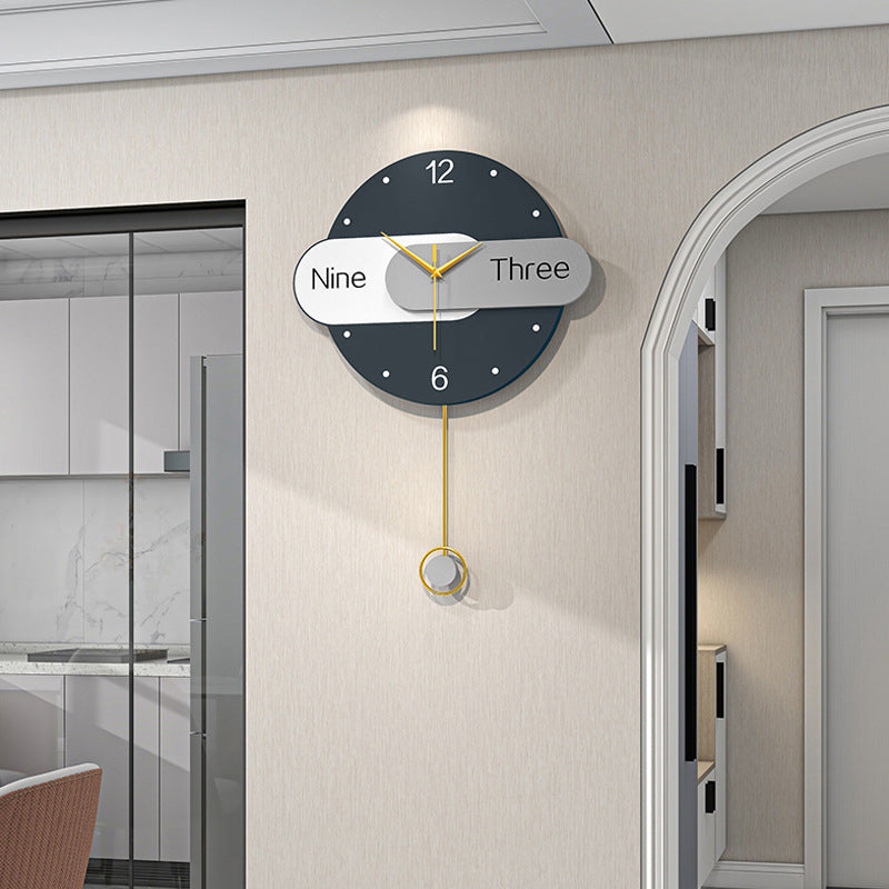 New Design Senior Wall Clock For Home Decoration, Wall Clock With Pendulum For Living Room