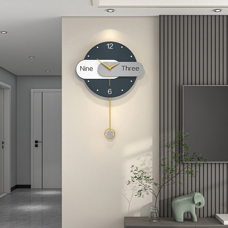 New Design Senior Wall Clock For Home Decoration, Wall Clock With Pendulum For Living Room
