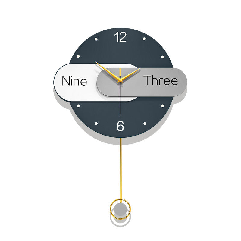 New Design Senior Wall Clock For Home Decoration, Wall Clock With Pendulum For Living Room