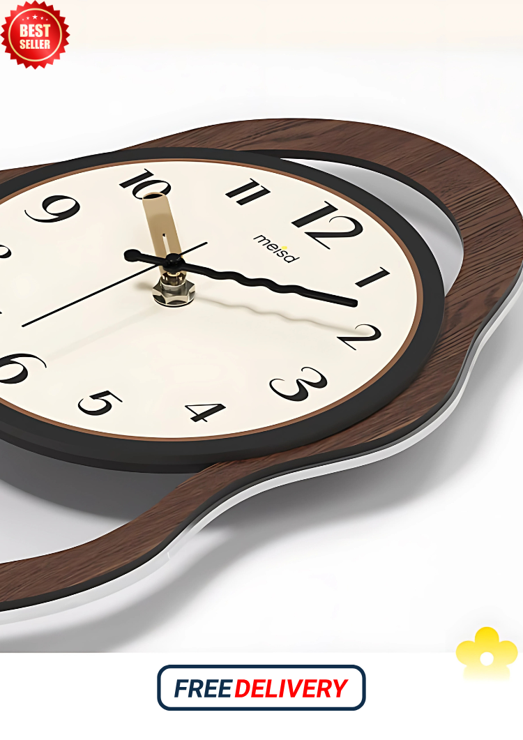 Retro clock wall clock living room simple modern creative clock wall Fancy