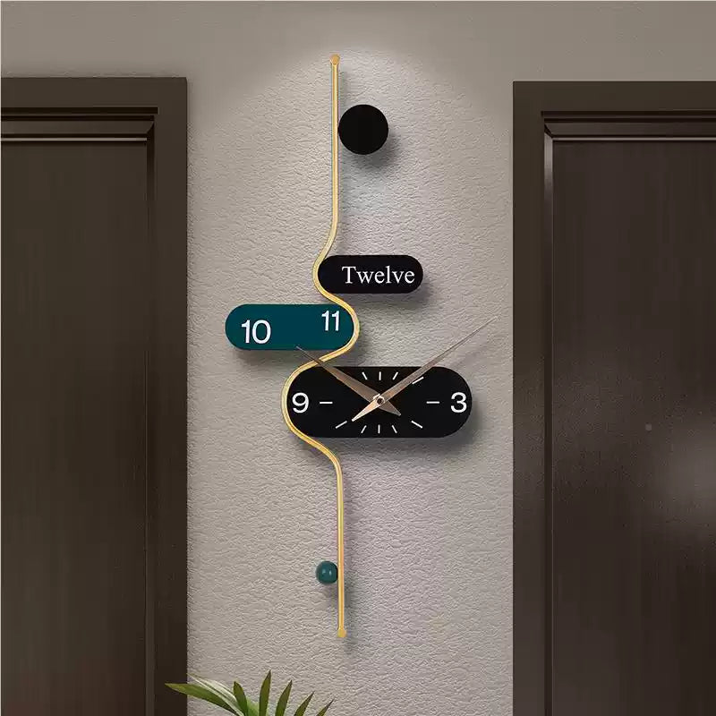 Swedish high-end handmade wall clock modern simple home wall clock high-end fashion