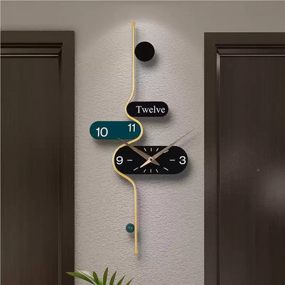 Swedish high-end handmade wall clock modern simple home wall clock high-end fashion