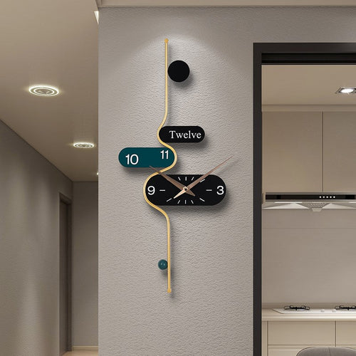 Swedish high-end handmade wall clock modern simple home wall clock high-end fashion