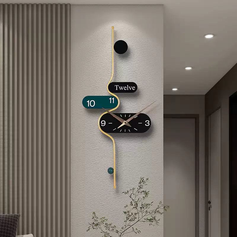 Swedish high-end handmade wall clock modern simple home wall clock high-end fashion