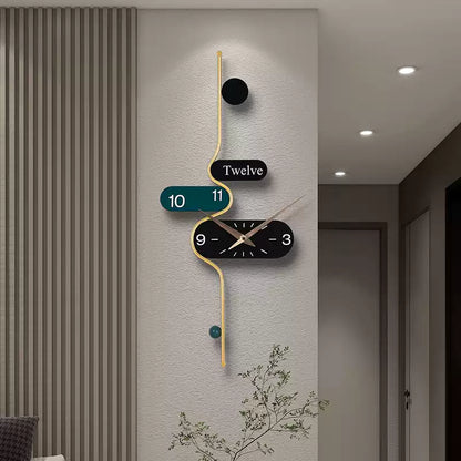 Swedish high-end handmade wall clock modern simple home wall clock high-end fashion