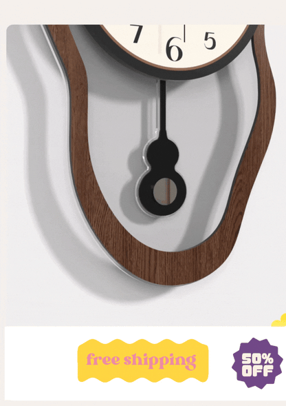 Retro clock wall clock living room simple modern creative clock wall Fancy