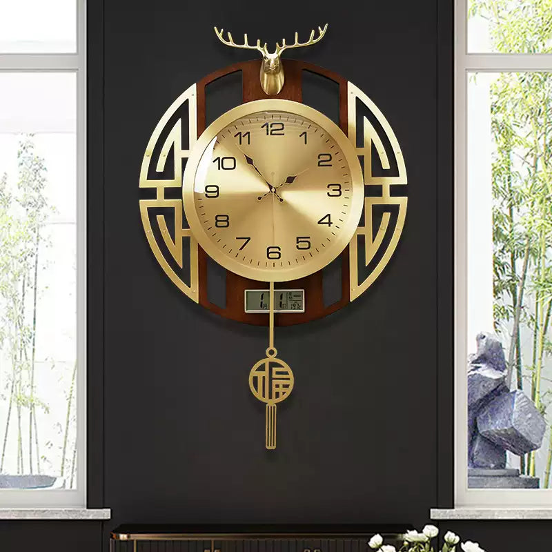 New Branded wall clock home living room creative decorative wall clock Chinese style